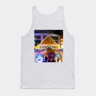 Santa Claus Teddy Bear Mosque Chinese Lantern Tank Top